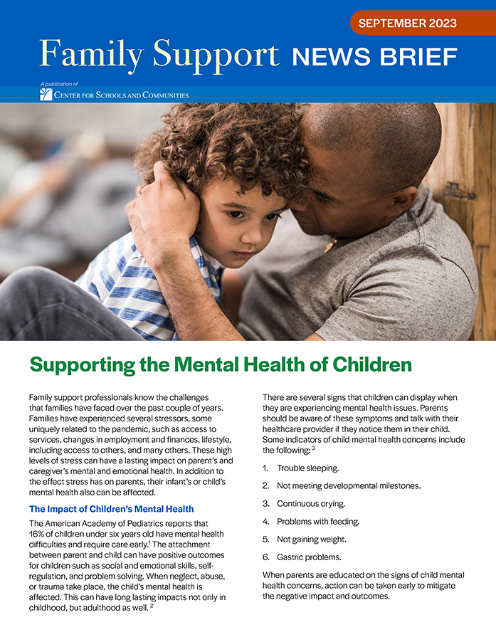 cover Family Support News Brief September 2023