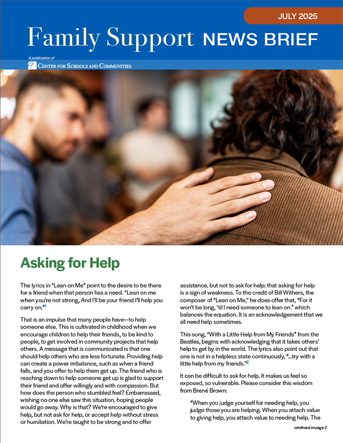 screenshot of July News Brief cover