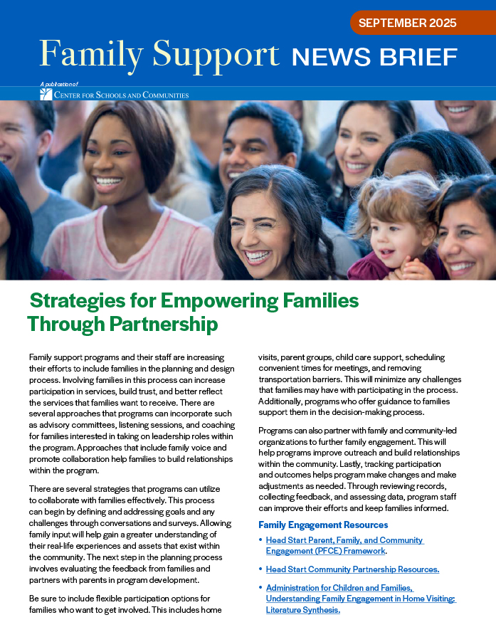 screenshot of cover of September 2025 News Brief
