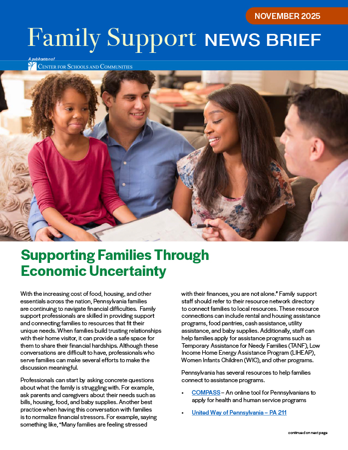 screenshot of cover of November 2025 News Brief